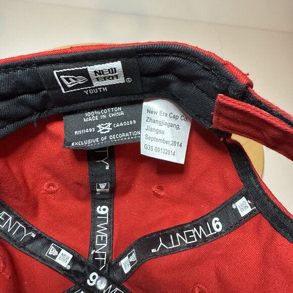 St. Louis CARDINALS Hat Ball Cap Youth One Size Adjustable Red 9Twenty New Era - Picture 5 of 6